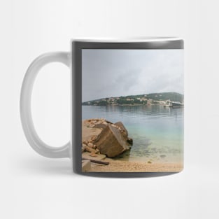 Sumartin Harbour on Brac Island, Croatia Mug